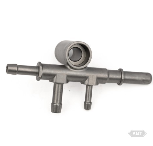 Die cast / forged diesel engine three-way pipe